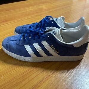 Adidas Gazelle - men’s 8 blue (women’s 9.5)